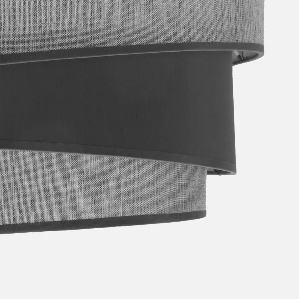 Lampshade Pendant light/foot Living room E27 will do Grey 40dx30dx20h