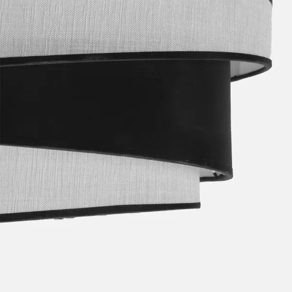 Lampshade Pendant light will do M10 White/black 50dx40dx22h Diffuser Included