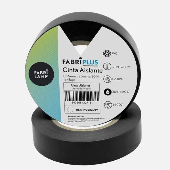 Roll Tape Aislante Wide Pvc Black 25mmx20m  For Flexible And Durable Electrician