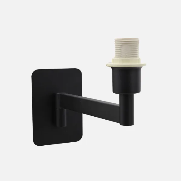 Arm. Wall light Abatible Pivo 1xe14 Black 14,5x8x22 Cm