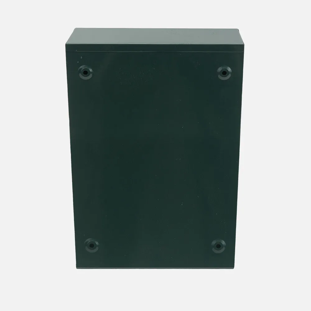 Buzon De Correo Larissa Acero Galvanizado Verde 32x21,5x8,5 Cm Cerradura Cilindrica Antilluvia