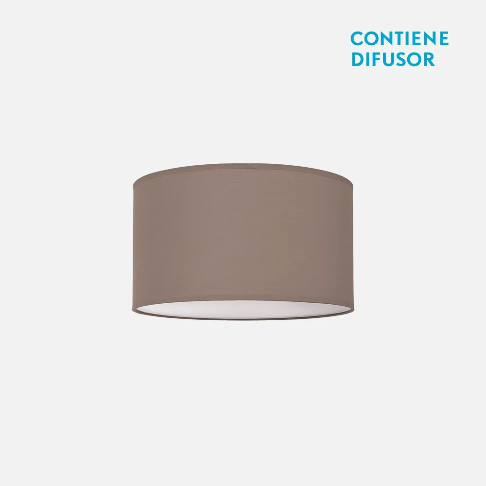 042983002 - Plafon Nicole Marron Topo 2xe27 (14x30d)