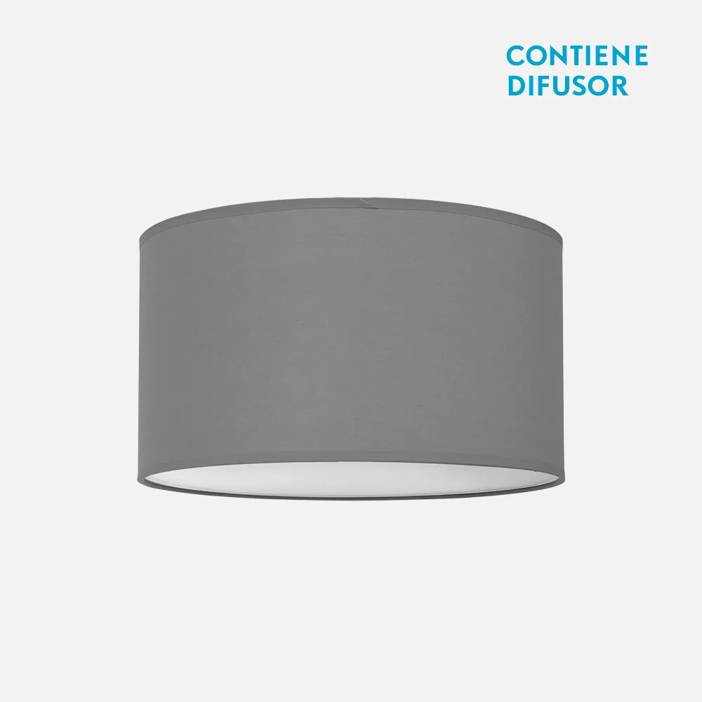 Plafon Nicole Gris 3xe27 (14x40d)