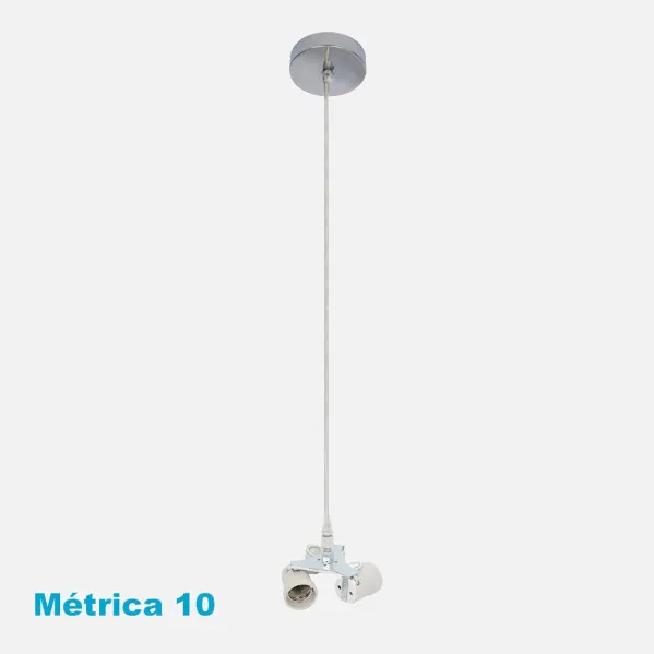 Arm. Pendant light Cara 3xe27 Chrome M10 Regx10x10 Cm