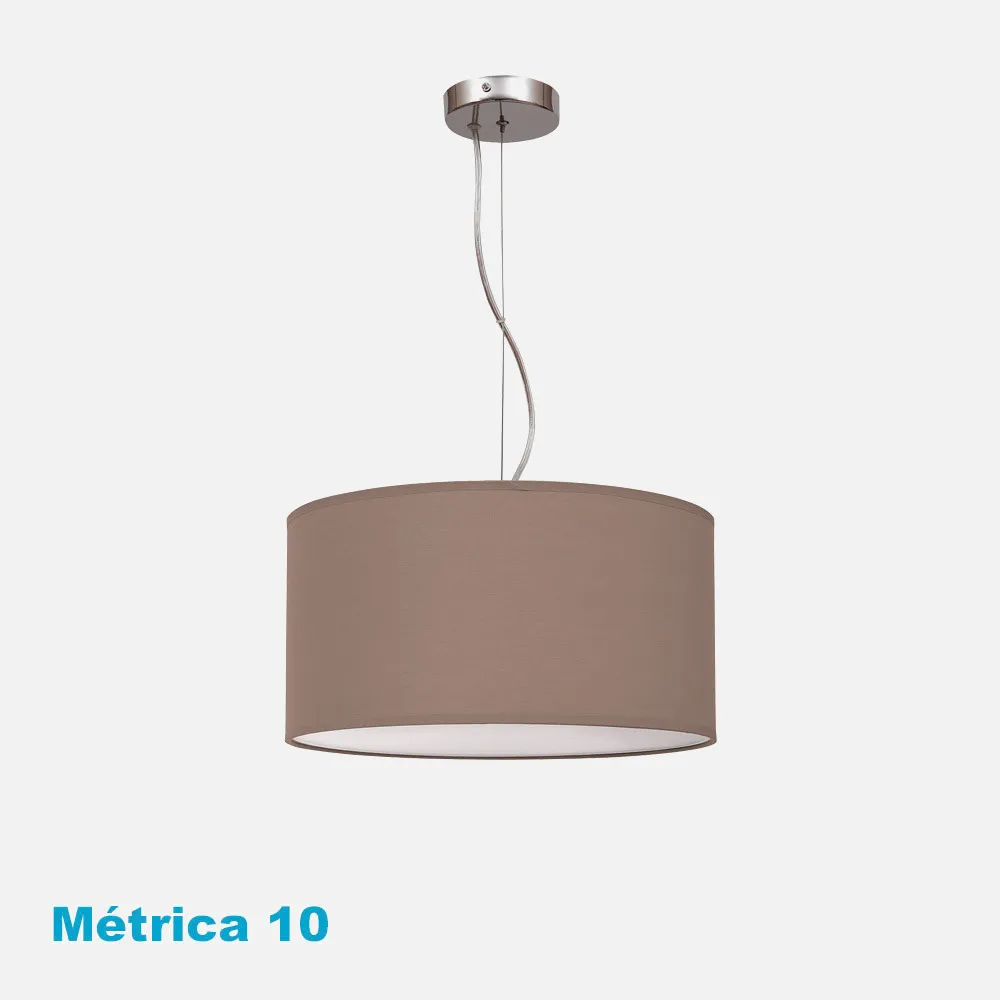 042994002 - Colgante Nicole Marron Topo 2xe27 (regx40d)