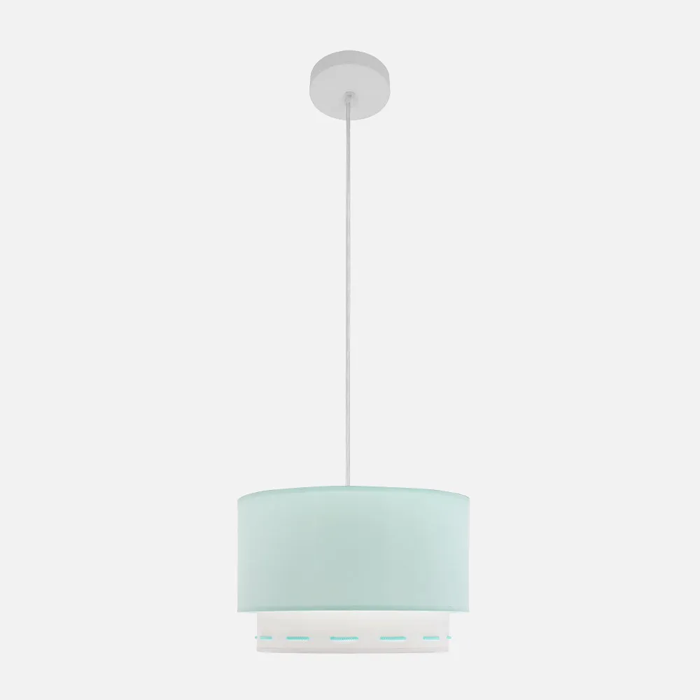 111293048 - Pendant light Strokes 1xe27 Green Water Regx30x30 Cm