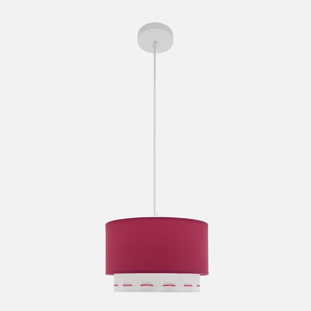 111293007 - Trazos Pendant 1xe27 Dark Pink 30d