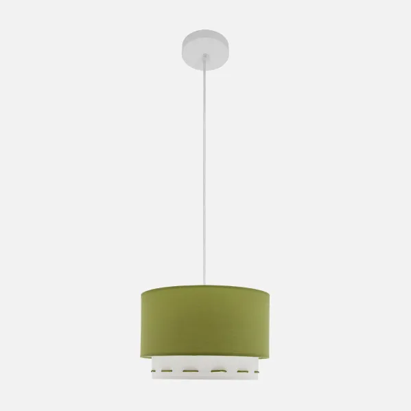 Pendant light Strokes 1xe27 Green 30d