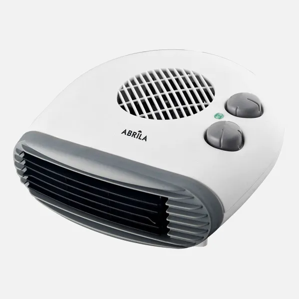 Fan heater Elec.Toril 2000w White Horizontal 2 powers 3 functions Dimmable therm. 12x26x26 Cm