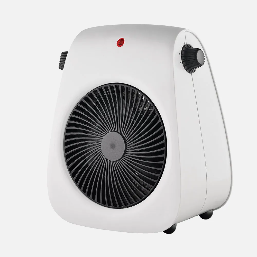 Termoventilador Electrico Estilo 2000w Blanco 2potencias 3funciones Termost.reg. Antivuelco Y Asa 26,8x21,2x14cm
