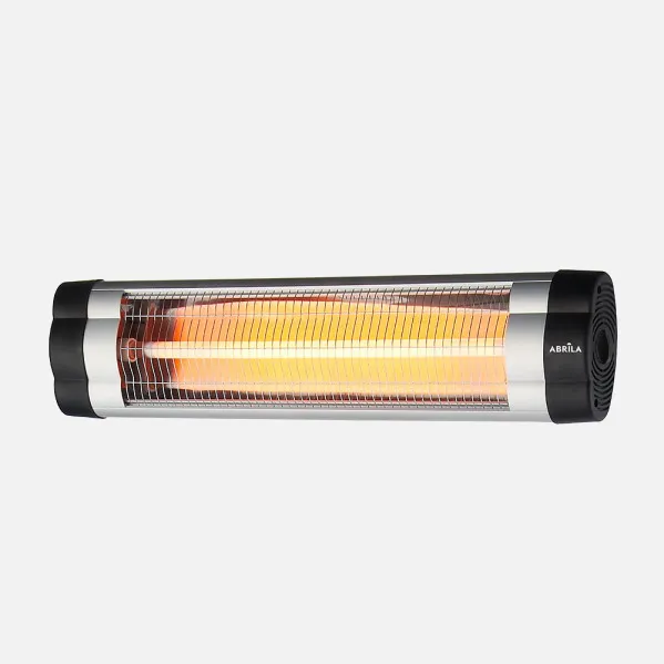 Heater Outdoor Quartz Austral 2500w Neg/cr Infrar Red Foot/wall Termost.reg.20x87x8,5cm