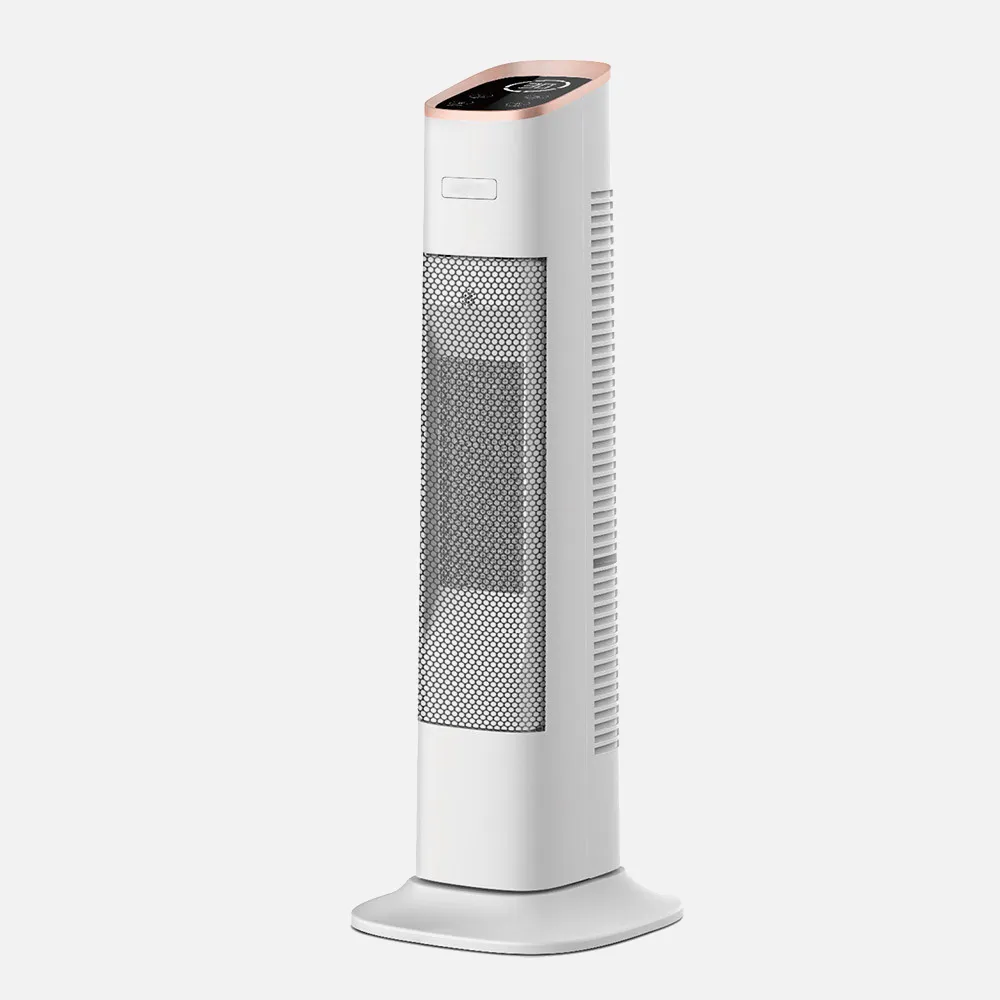 Termoventilador Ceramico Vertical 2000w Bl/oro C.remoto 2potenc.3func.Termost.reg. Oscilante Antivuelco Temporiz.
