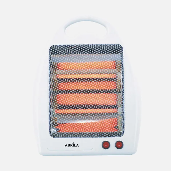 Heater Elec.Quartz Igneo 800w White 2-power 2-element Portable w/carry handle Tip-over protection 39,5x30x14,5 cm