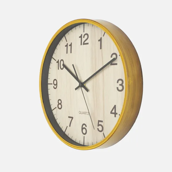 Wall Clock Soyala Beech 30d Continuous Movement