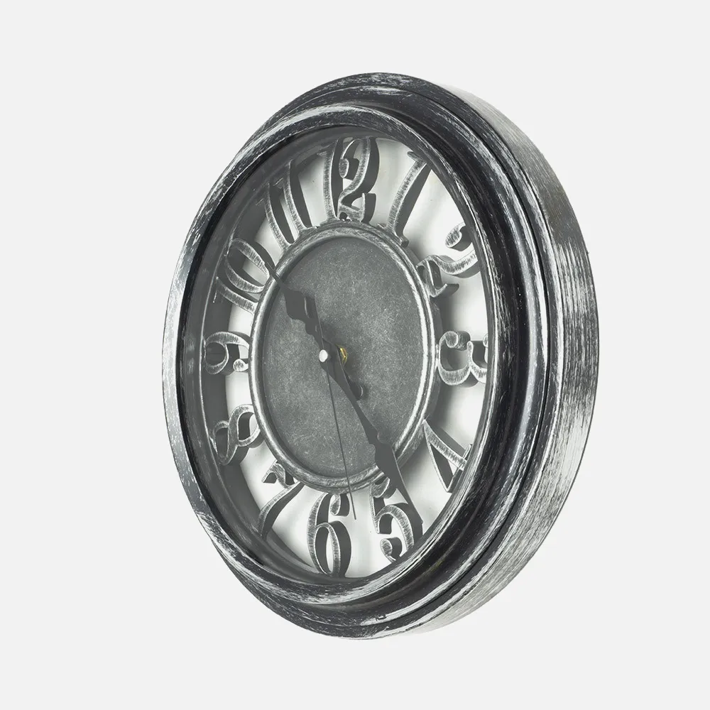 Reloj De Pared Limbo Negro 33d Mov.continuo