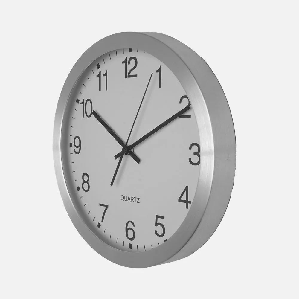 Reloj De Pared Cronus Aluminio-blanco 30d