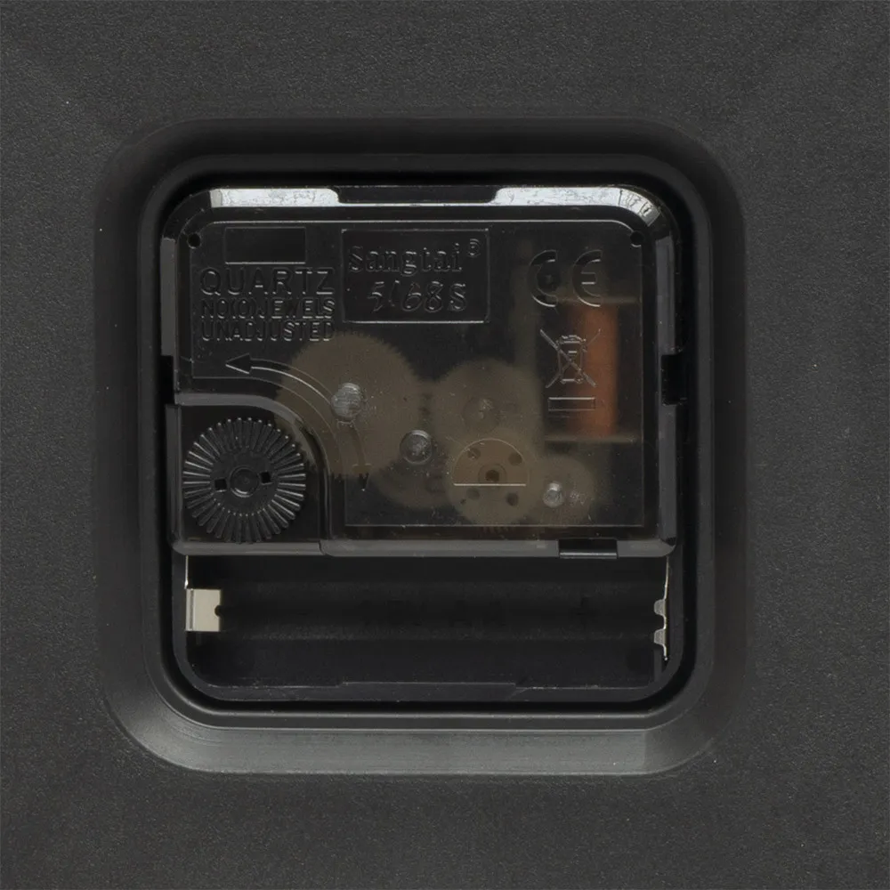 Reloj De Pared Cronus Aluminio-plata 30d  Movimiento Continuo