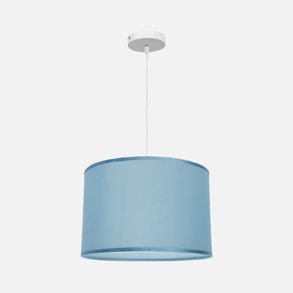 Colgante Petit 1xe27 Blanco/azul Regx28x28 Cm