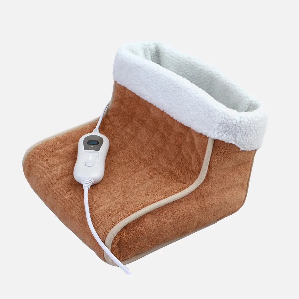 Calientapies Electrico Relax 100w Camel 24x30x30cm 3nivel.calor Apagado Automat. Lavable