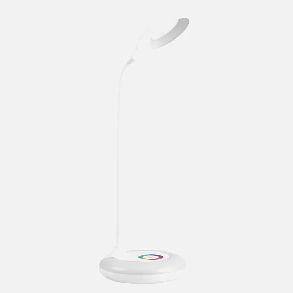 Flexo Mistico Blanco 6w 450lm 6000k Rgb  Light Night Tactil Reg.intensidad Inalambrico 39x13x13cm