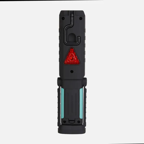 Linterna Led De Trabajo Foton 3en1 Encendido+2cob+emergencia 300lm Base Magnetica Y Gancho Giratorio 
