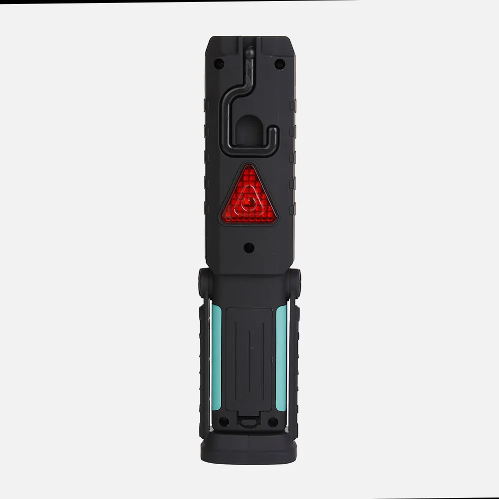 Linterna Led De Trabajo Foton 3en1 Encendido+2cob+emergencia 300lm Base Magnetica Y Gancho Giratorio 