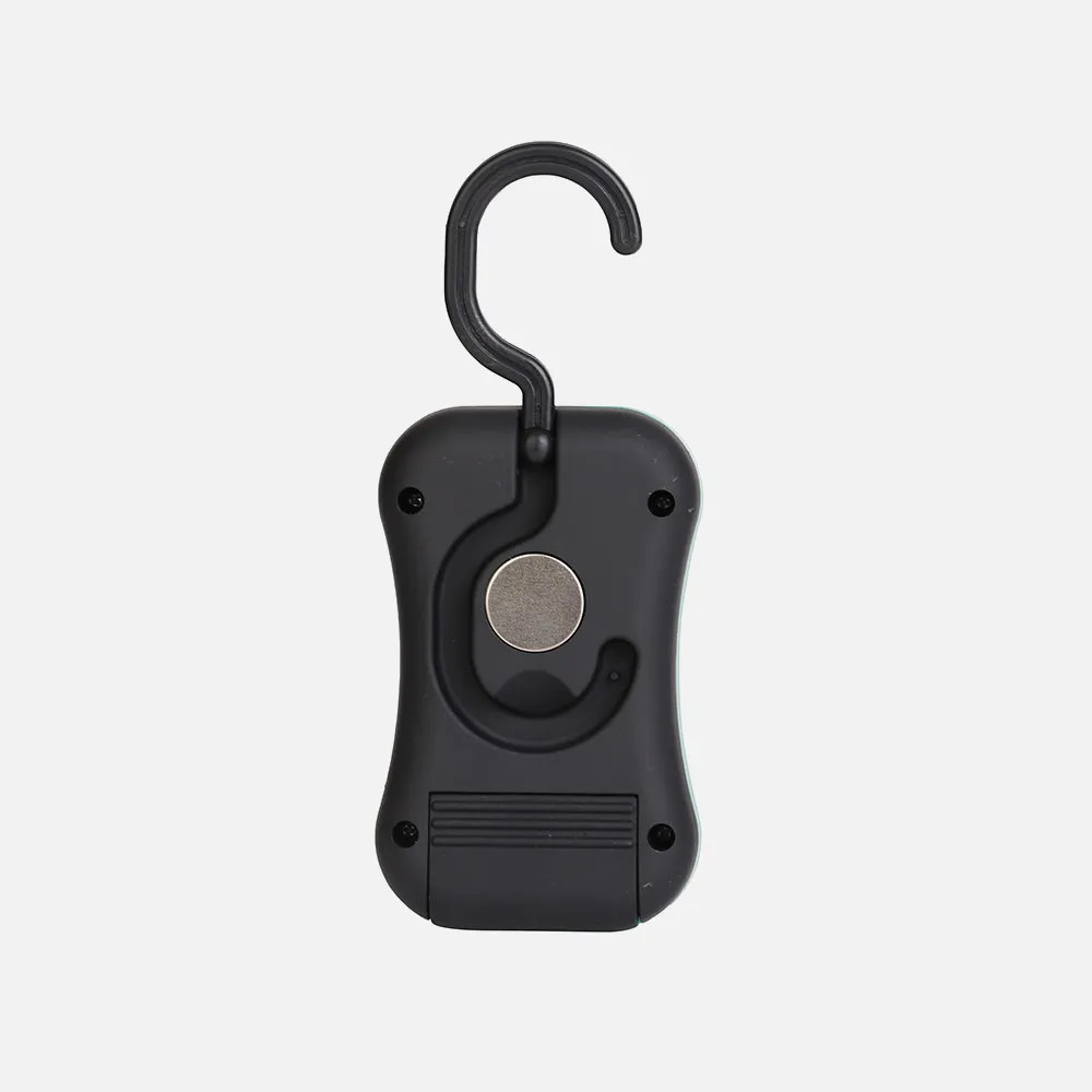 Linterna Led Cob Flash Compacta C/gancho E Iman 200lm 9,5x6x3,5cm Neg/verd 3xaaa Incluid