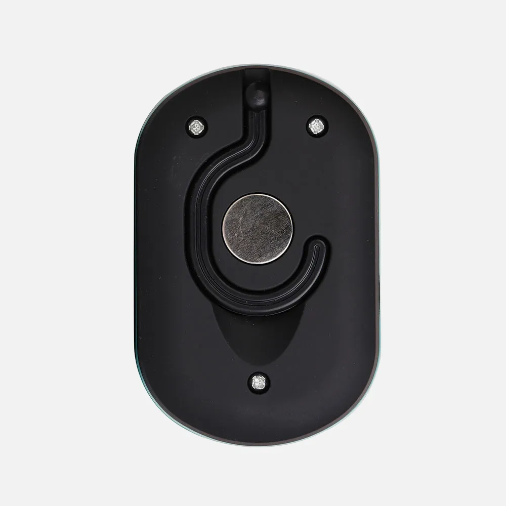 Linterna Led Cob Flash C/gancho E Iman Negro/verde 200lm 9,5x6x3,5cm Compact 3xaaa Incluida
