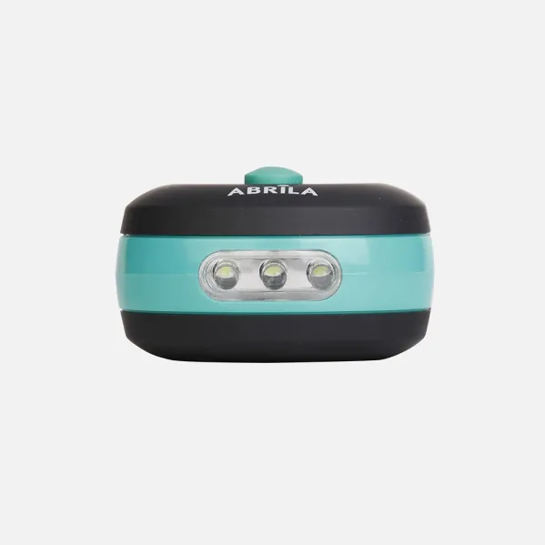 Linterna Led Cob Flash C/gancho E Iman Negro/verde 200lm 9,5x6x3,5cm Compact 3xaaa Incluida