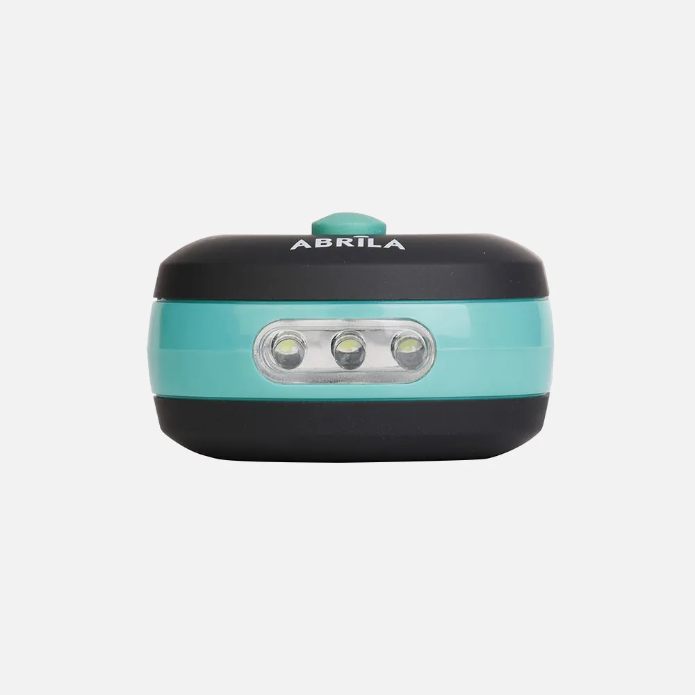 Linterna Led Cob Flash C/gancho E Iman Negro/verde 200lm 9,5x6x3,5cm Compact 3xaaa Incluida