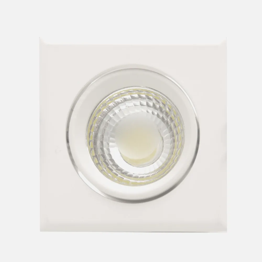 Empotrable Cuadrado Led Urano 5w 450lm 4000k Blanco 9.5x9.5