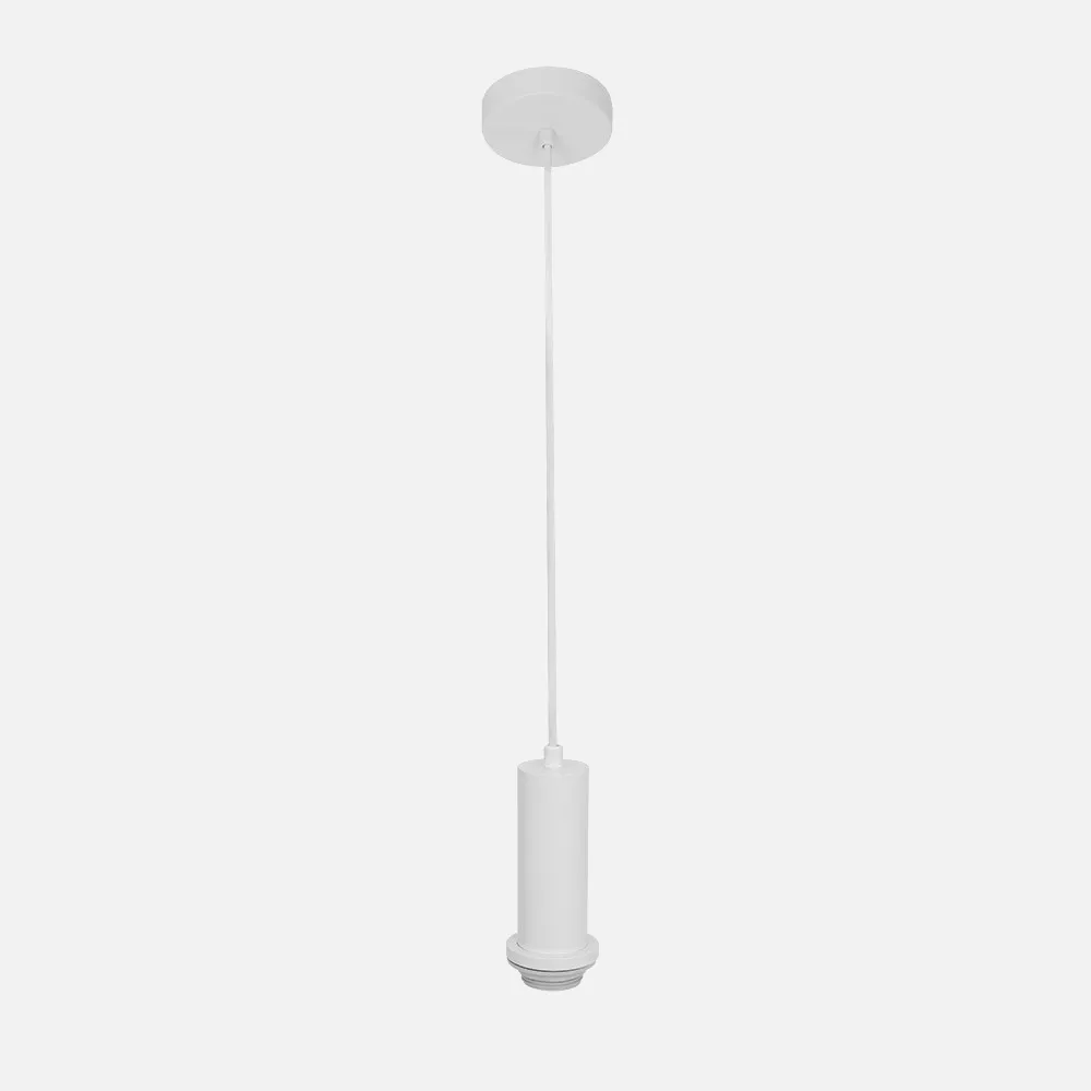 19379PA01 - Arm.colgante P/pantalla Minue 1xe27 Blanco Regx10x 10 Cm