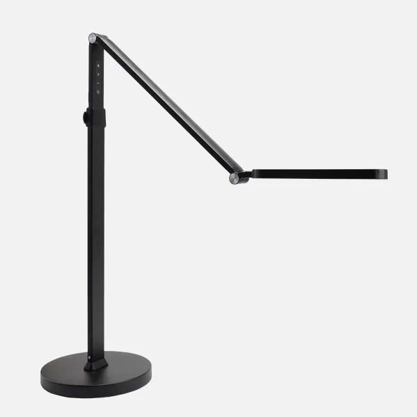 Pie Salon Draga 13w 3000-4500-6000k Negro 1100lm Articulable Int.regulable Tactil 152x23x43cm