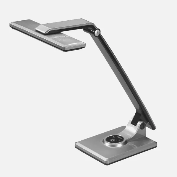 Flexo Vinchi Plata/negro 9w 630lm 4500k Tactil Regulable Intensidad Articulable 41,9x23x27,6 Cm