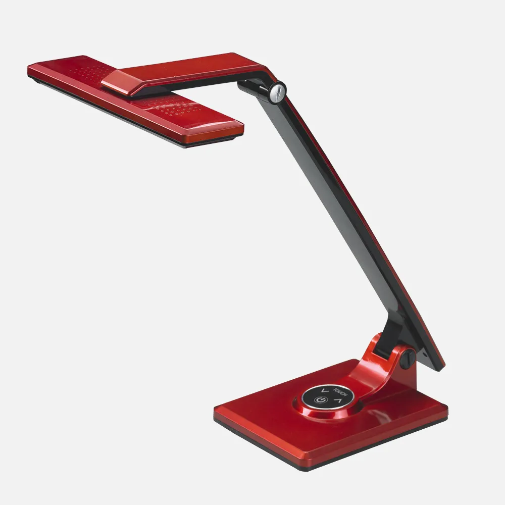 203771007 - Flexo Vinchi Rojo/negro 9w 630lm 4500k Tactil Regulable Intensidad Articulable 41,9x23x27,6 Cm