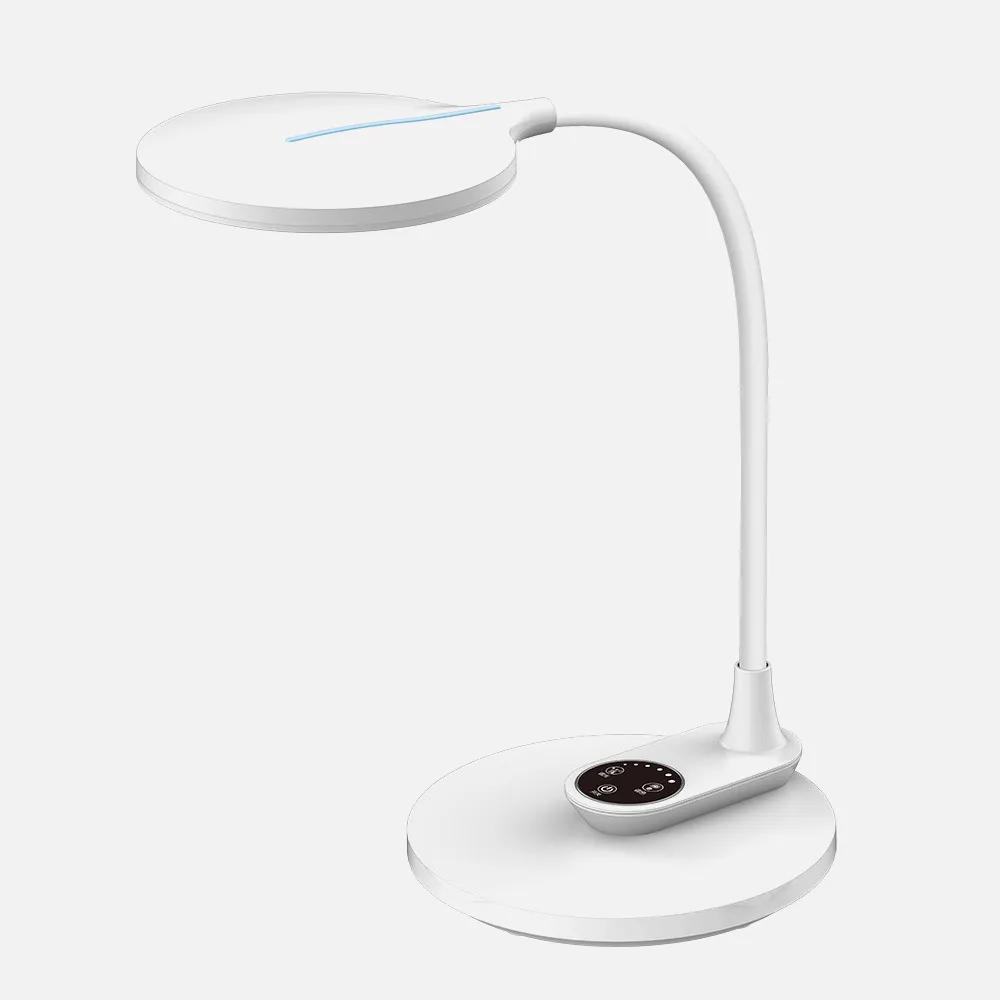 204171001 - Flexo Murillo Blanc 10w 790lm 3000-4500-6000k Base Duo Reg.intensidad Memoria 38,1x17x28,8 Cm 