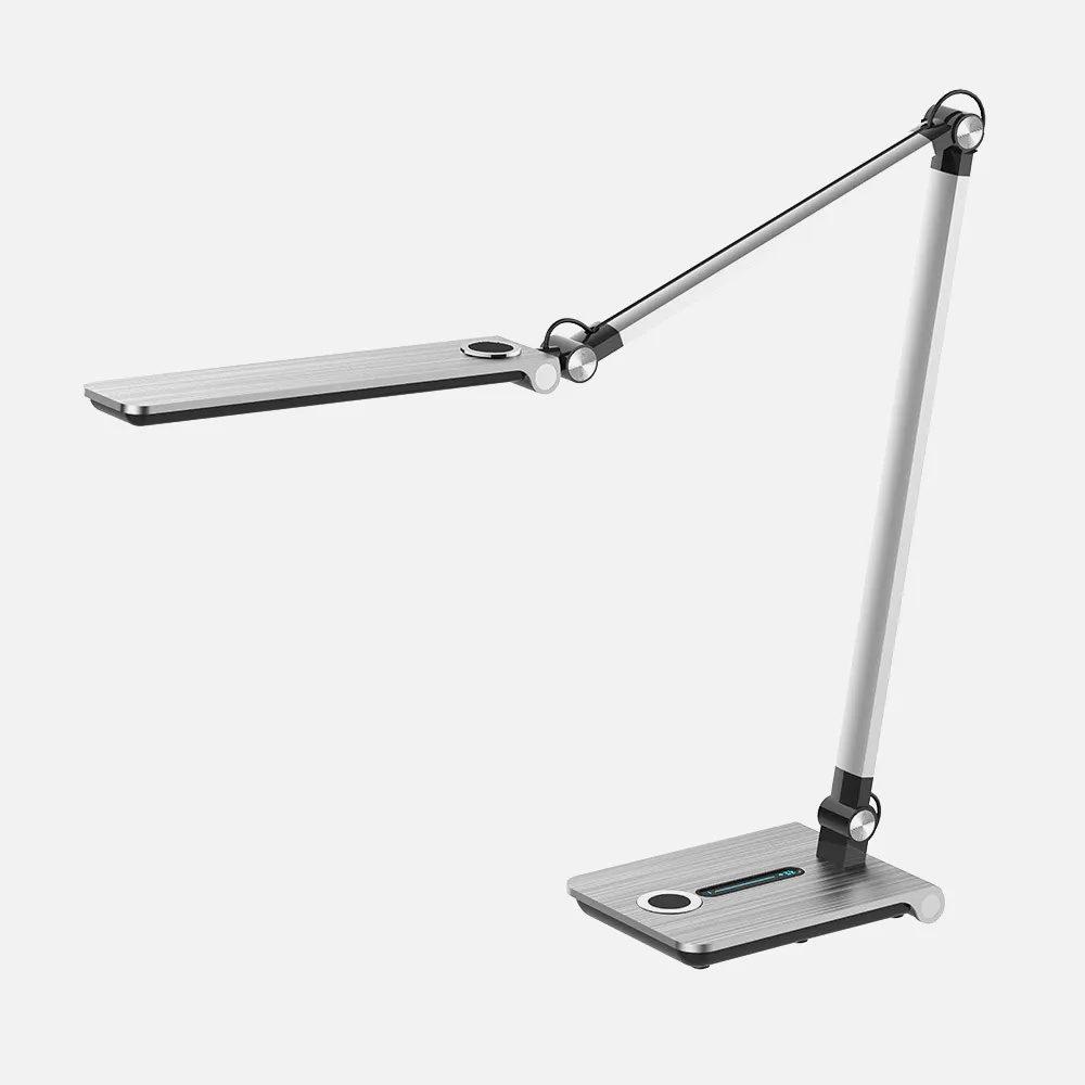 204371010 - Flexo Dardo Plata 10w 800lm 3000-4500-6000k Articulable Reg.intensidad Memoria Orientable Regx15,1x59,6cm