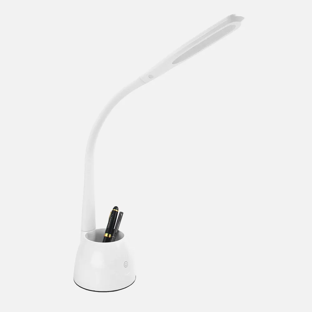 205771001 - Desk lamp Cobain White 8w 595lm 5000k Reg.inten.touch Flexible Adjustable Pen Holder 40x11,5x22,5 Cm
