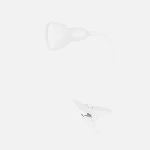 Desk lamp Gates White 6w 450lm 5000k Clip fixing Flexible Adjustable 31x7x11,5 Cm