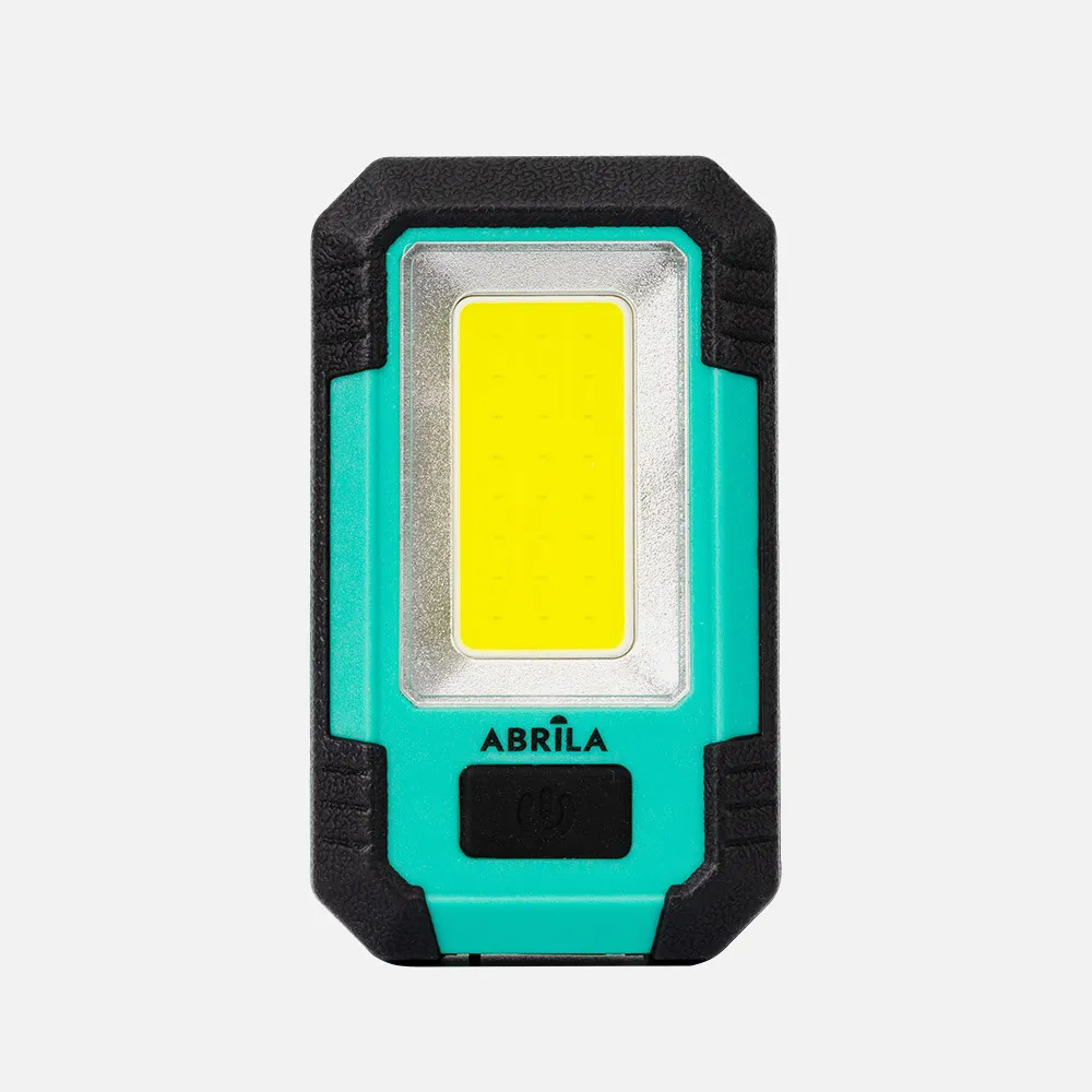 Linterna De Trabajo Rumbo Led 3cob 800lm USB Y Micro Usb 3,5x11x16cm Iman,gancho y soporte