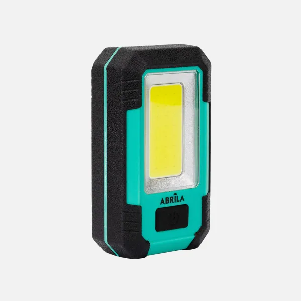 Linterna De Trabajo Rumbo Led 3cob 800lm USB Y Micro Usb 3,5x11x16cm Iman,gancho y soporte