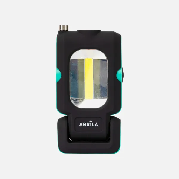 Linterna De Trabajo Rumbo Led+cob+iman Telescopico 200 Lm 2x12x16cm Base Articulable E Imantada, Pilas Incluidas