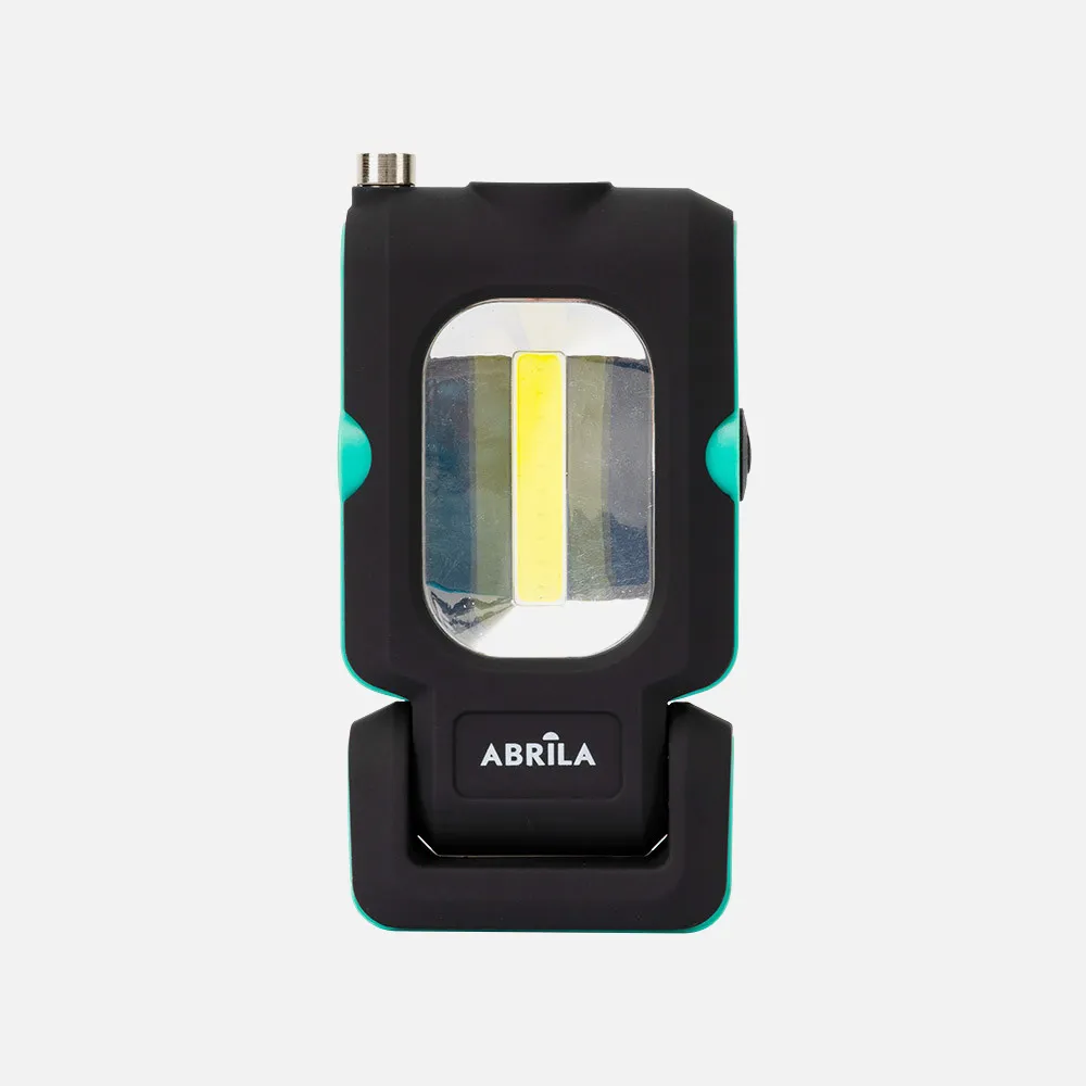 Linterna De Trabajo Rumbo Led+cob+iman Telescopico 200 Lm 2x12x16cm Base Articulable E Imantada, Pilas Incluidas