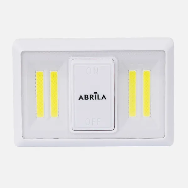 Luz De Armario Led Cob Umbral 200lm C/interruptor 3x11,5x7,5cm Iman, Adhesivo Y Colgar