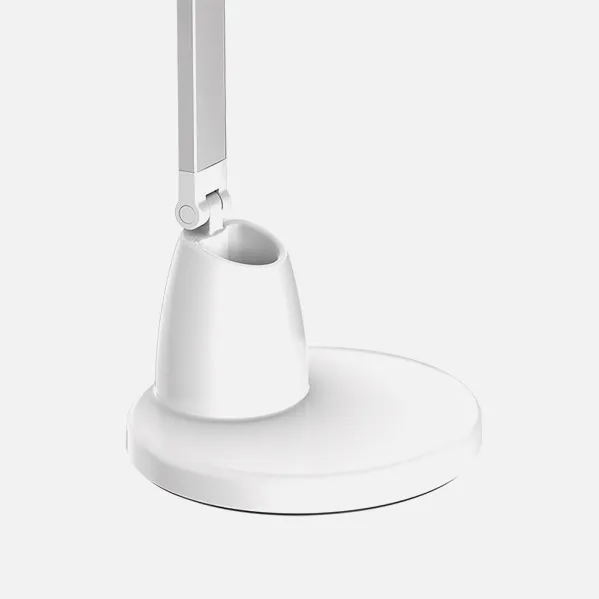 Flexo Calcita 8w 640lm 4000k Blanco/plata 55x16x16  Cm Tactil Y Regulable Intensidad