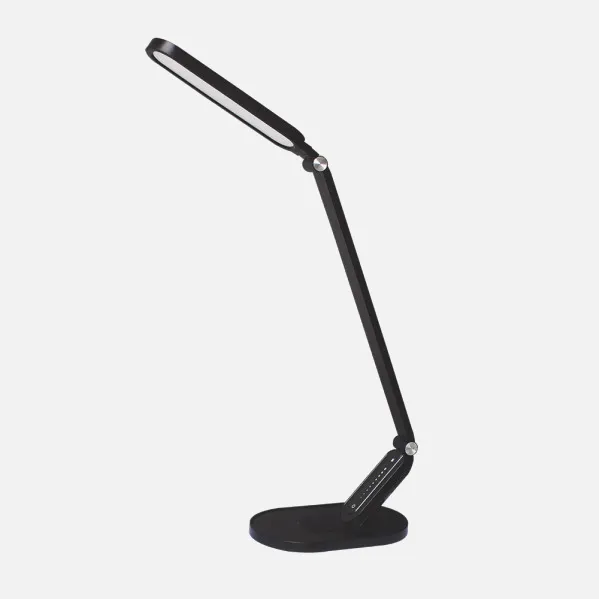 Flexo Enfoque 10w 3000-4500-6000k Negro 900lm Usb Tactil, Memoria,intensidad Reg.,47,3x13,6x21,8cm