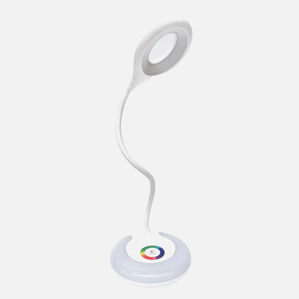 Flexo Mistico Blanco 6w 450lm 6000k Rgb  Light Night Tactil Reg.intensidad Inalambrico 39x13x13cm