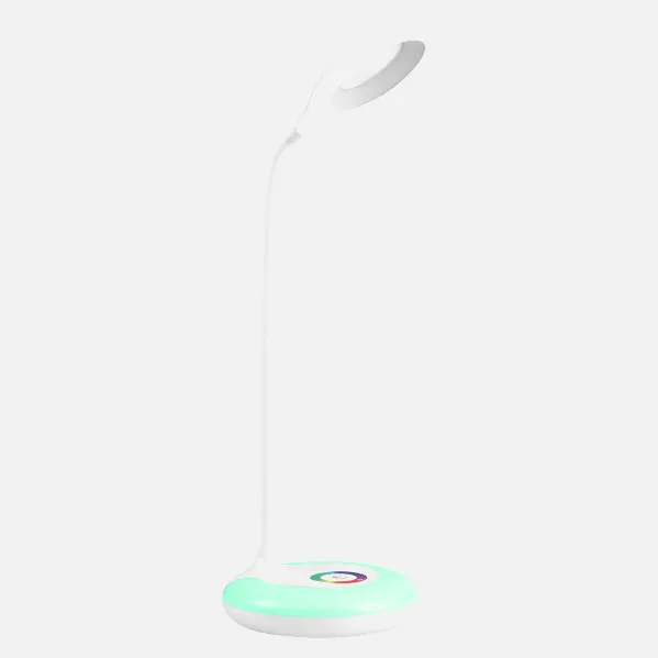 Flexo Mistico Blanco 6w 450lm 6000k Rgb  Light Night Tactil Reg.intensidad Inalambrico 39x13x13cm