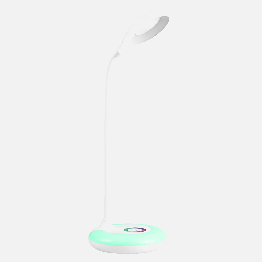 Flexo Mistico Blanco 6w 450lm 6000k Rgb  Light Night Tactil Reg.intensidad Inalambrico 39x13x13cm