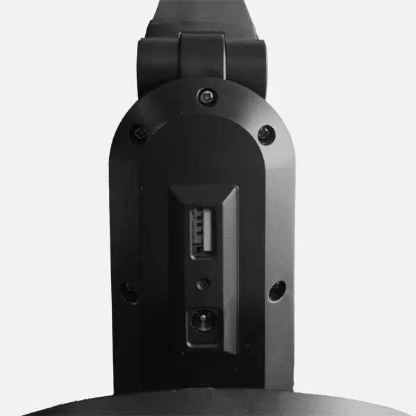 Flexo Enfoque 10w 3000-4500-6000k Negro 900lm Usb Tactil, Memoria,intensidad Reg.,47,3x13,6x21,8cm